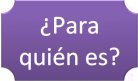 �A qui�n est� dirigido?